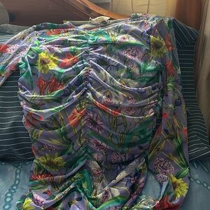 Johnny Was ladies long sleeve flowered shirt.